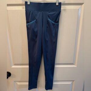 LeMieux Young Rider Riding Tights. Full Seat. Size 13-14. Atlantic.
